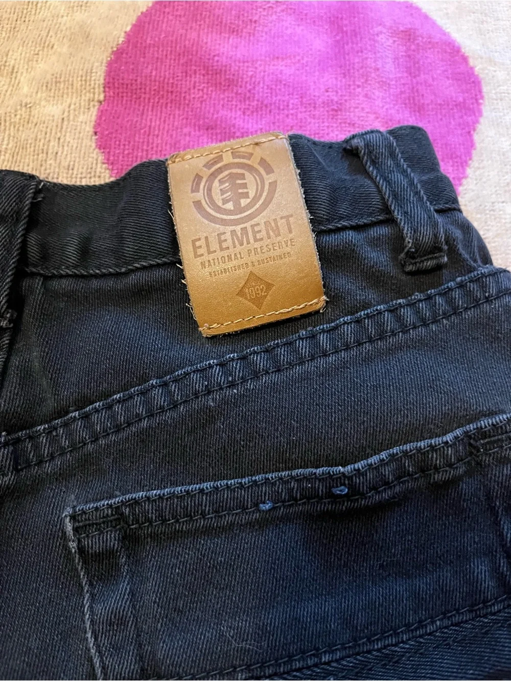 **RARE** Y2K Element x Bam Margera Denim Shorts